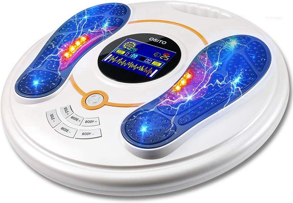 OSITO Circulation System & Nerve Muscle Stimulator – Improves Foot Circulation and Neuropathy, Relieves Feet Legs Pains, Relaxes and Massages Body with TENS Unit & EMS, Clinical-Proven Effective