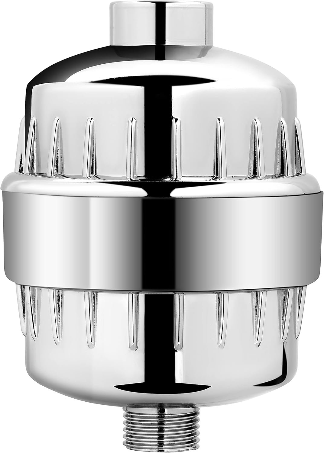 AquaBliss High Output Universal Shower Filter with Replaceable Multi-Stage Filter Cartridge – Transform Itching, Eczema & Acne into Glowing Hair, Nails & Skin Fast – Chrome (SF220)