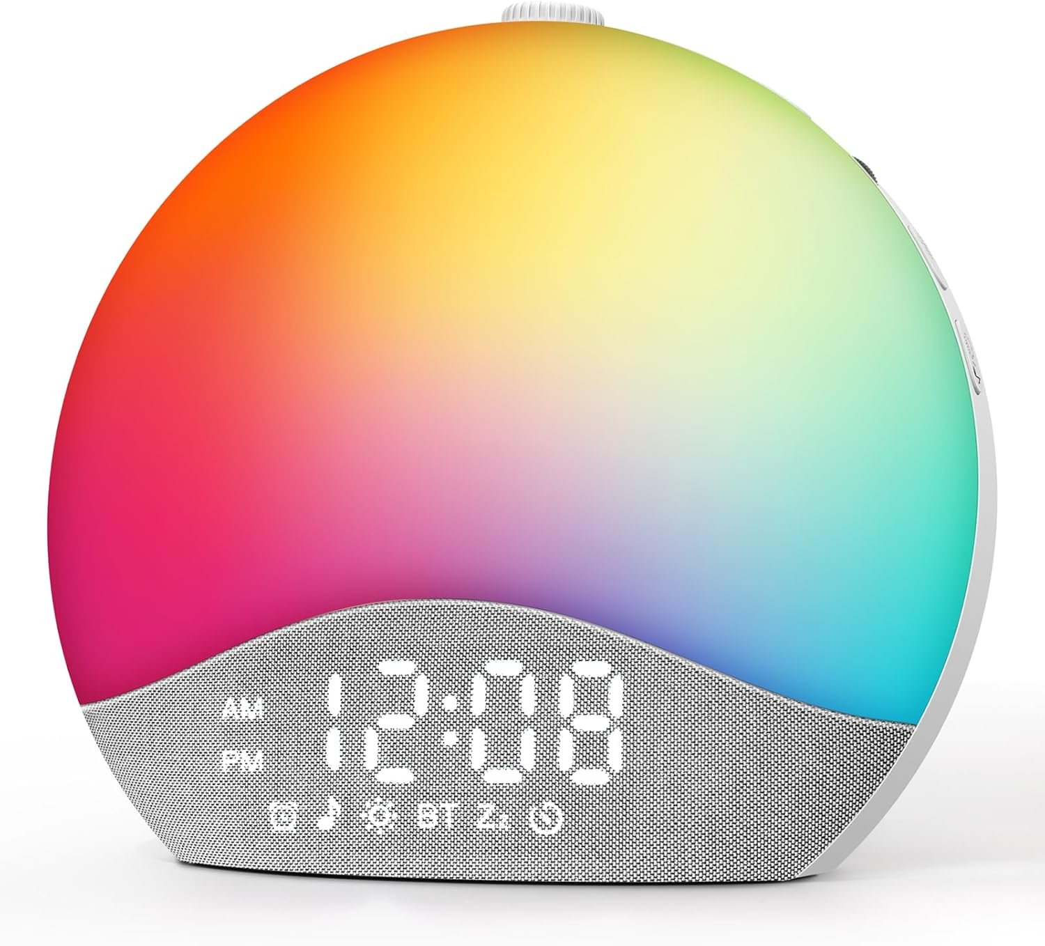 EASYERA Sunrise Alarm Clock Sound Machine, Upgraded Backlit Buttons, 26 Soothing Sounds, White Noise Machine Night Light, Bluetooth Speaker Wake Up Light for Bedroom, Heavy Sleeper, Adults, Kids