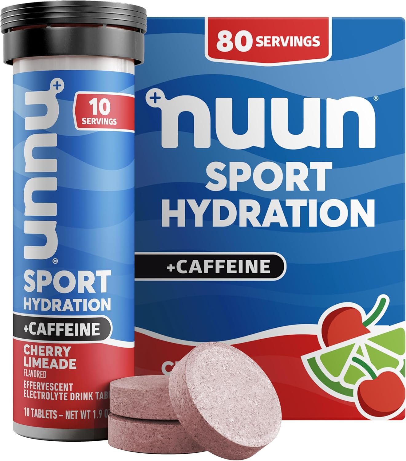 Nuun, Electrolyte Drink Tabs Energy Cherry Lemonade, 8 Count, 1.9 Ounce