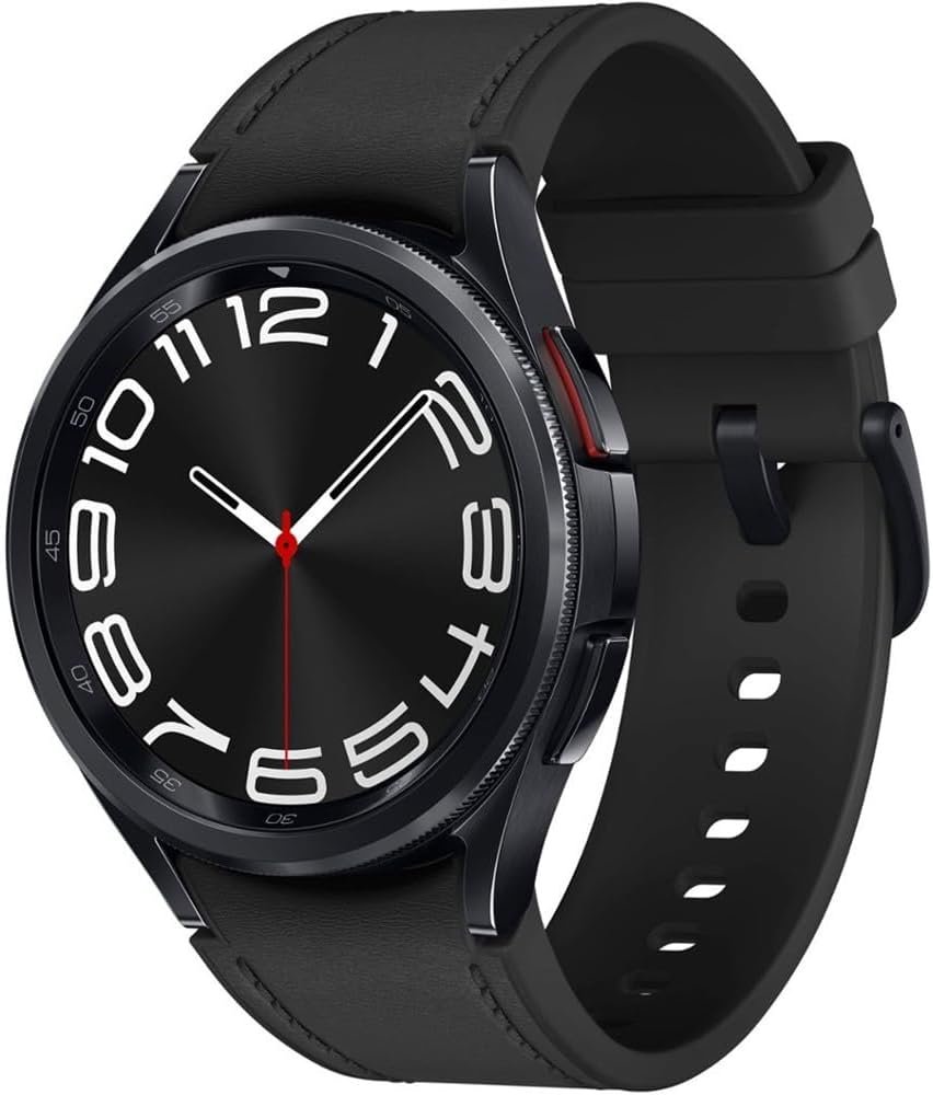 Samsung Galaxy Watch 6 Classic 43mm Smartwatch with Rotating Bezel, Fitness Tracker, Advanced Sleep Coaching, Heart Monitor – Black (Renewed)