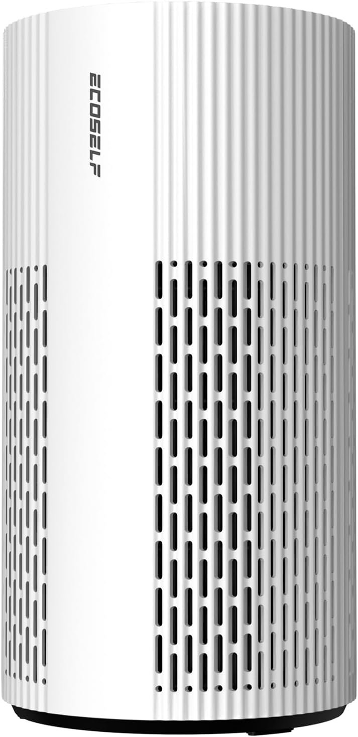 Air Purifiers for Home Large Room Cover Up to 1500 Ft² with True HEPA Filter, 20dB Sleep Mode, 360° Air Intake & Outlet, HAP604, Pure White