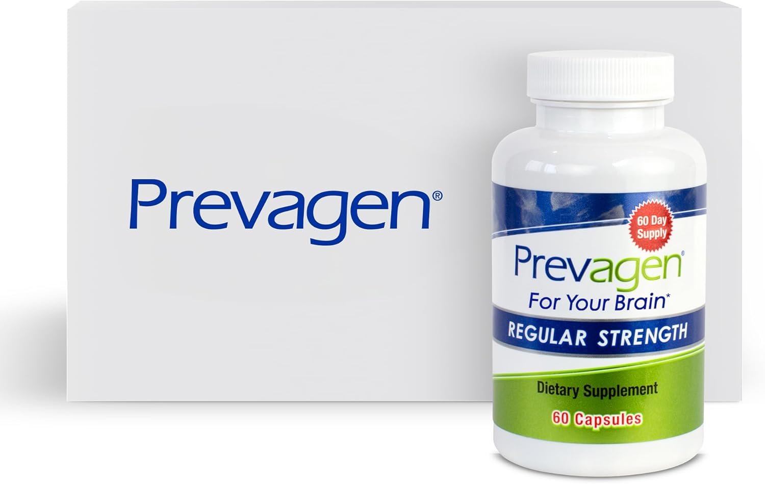 Prevagen Regular Strength – 60 Capsules (2 Month Supply) | Formulated for Your Brain | 10mg of Apoaequorin Plus Vitamin D3