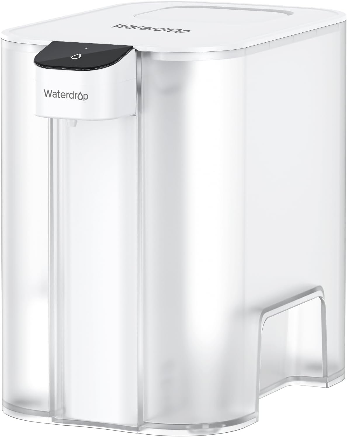 Waterdrop ED04W-L Mega Electric Water Filter Dispenser, Large 27-Cup, 200-Gallon Rechargeable Instant System, NSF/ANSI 42&53&401&372, Reduce PFOA/PFOS, Lead, Chlorine, Does not Lower TDS, White