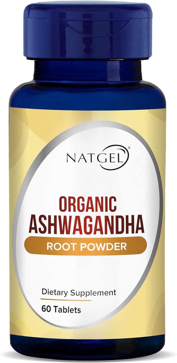 Organic Ashwagandha Root Extract | 60 Tablets | Adaptogen for Stress Relief, Energy & Mood Support