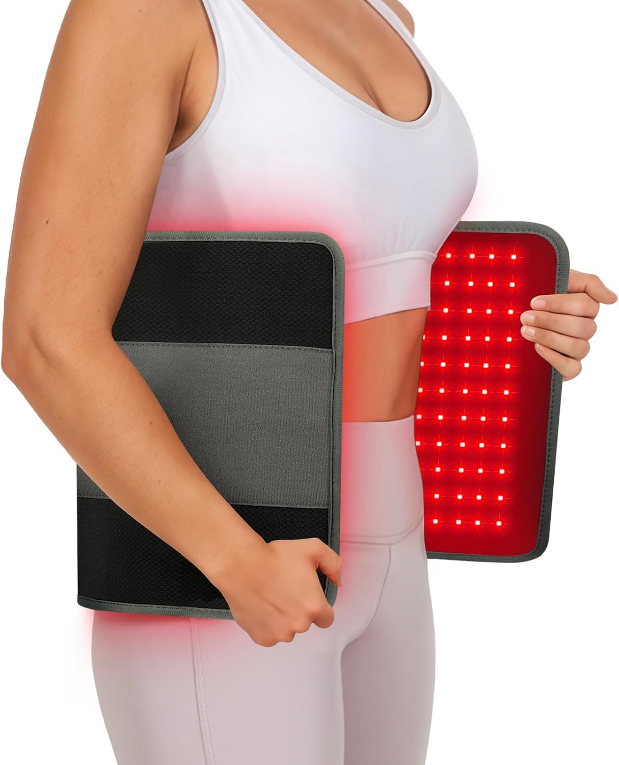 Comfytemp Red Light Therapy Pad for Body, FSA Eligible HSA Wearable Near Infrared Light Wrap, 660nm & 850nm Light Pad for Back Joint Muscle, Gifts for Mom Women Men, 24’’ x 12’’