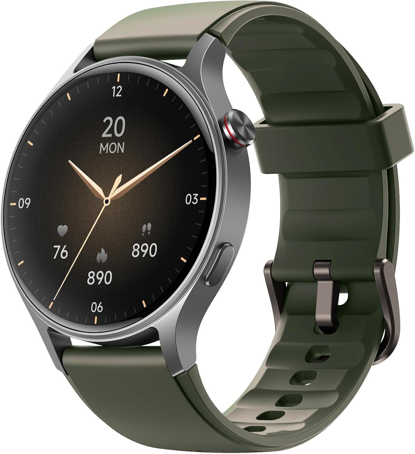 Fitpolo Smart Watch for Men Women,1.3″ AMOLED Touchscreen Fitness Tracker, Make/Answer Calls, Heart Rate SpO2 Monitor, 3ATM Waterproof, Sleep & Activity Tracking Smartwatch for Android Phones iPhone
