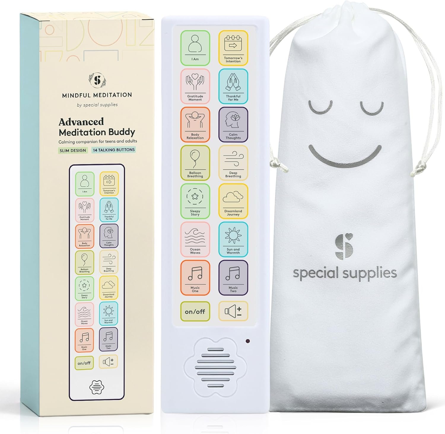 Special Supplies Meditation Buddy – Screen-Free Mindfulness & Breathing Device for Stress Relief, Daily Meditation, Anxiety Relief, Calm Focus & Emotional Balance for Kids and Adults (Adults)