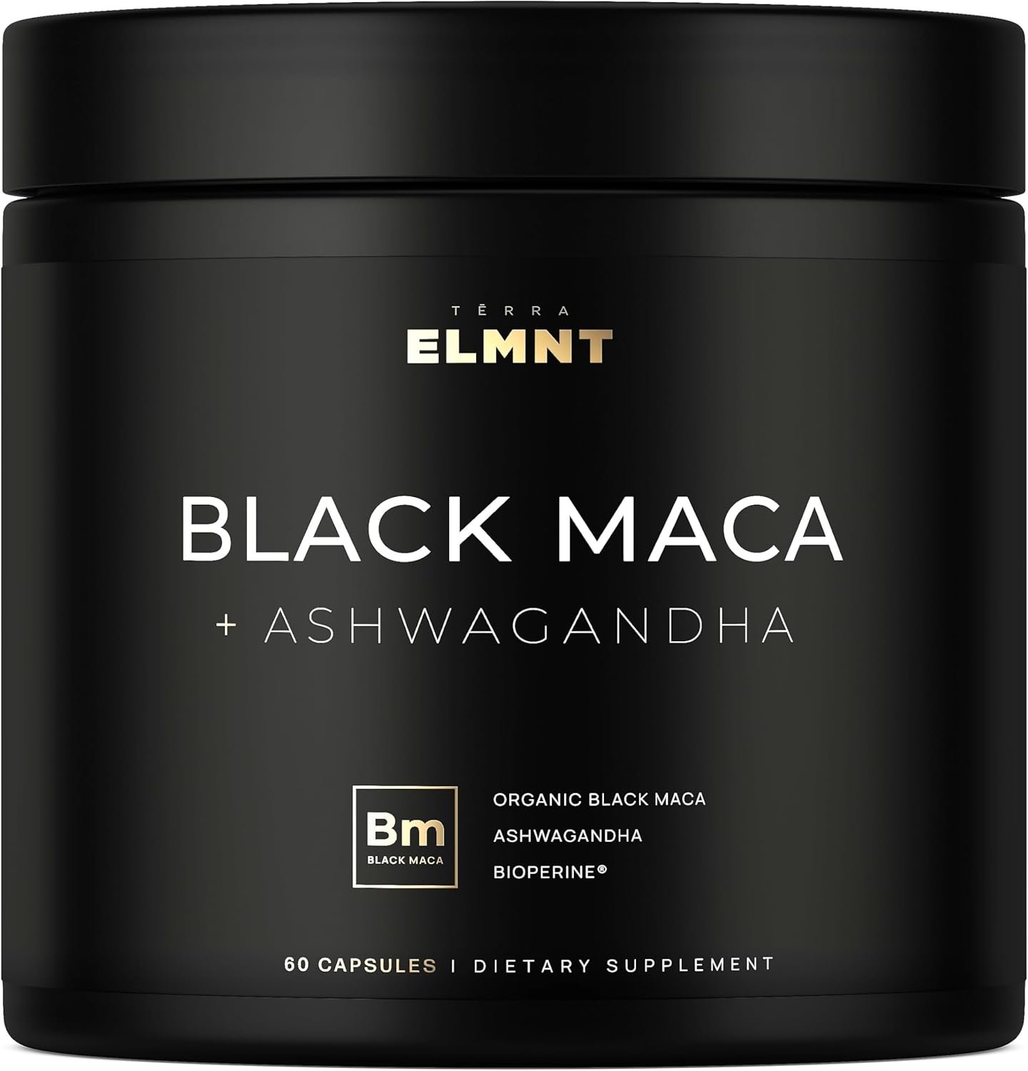 40x Strength Organic Black Maca Root w. Ashwagandha – #1 Highest Potency Black Maca Root Capsules for Men Supplement 40:1 Extract – 100% Pure Maca Peruana Gelatinized Maca Root Powder Pills