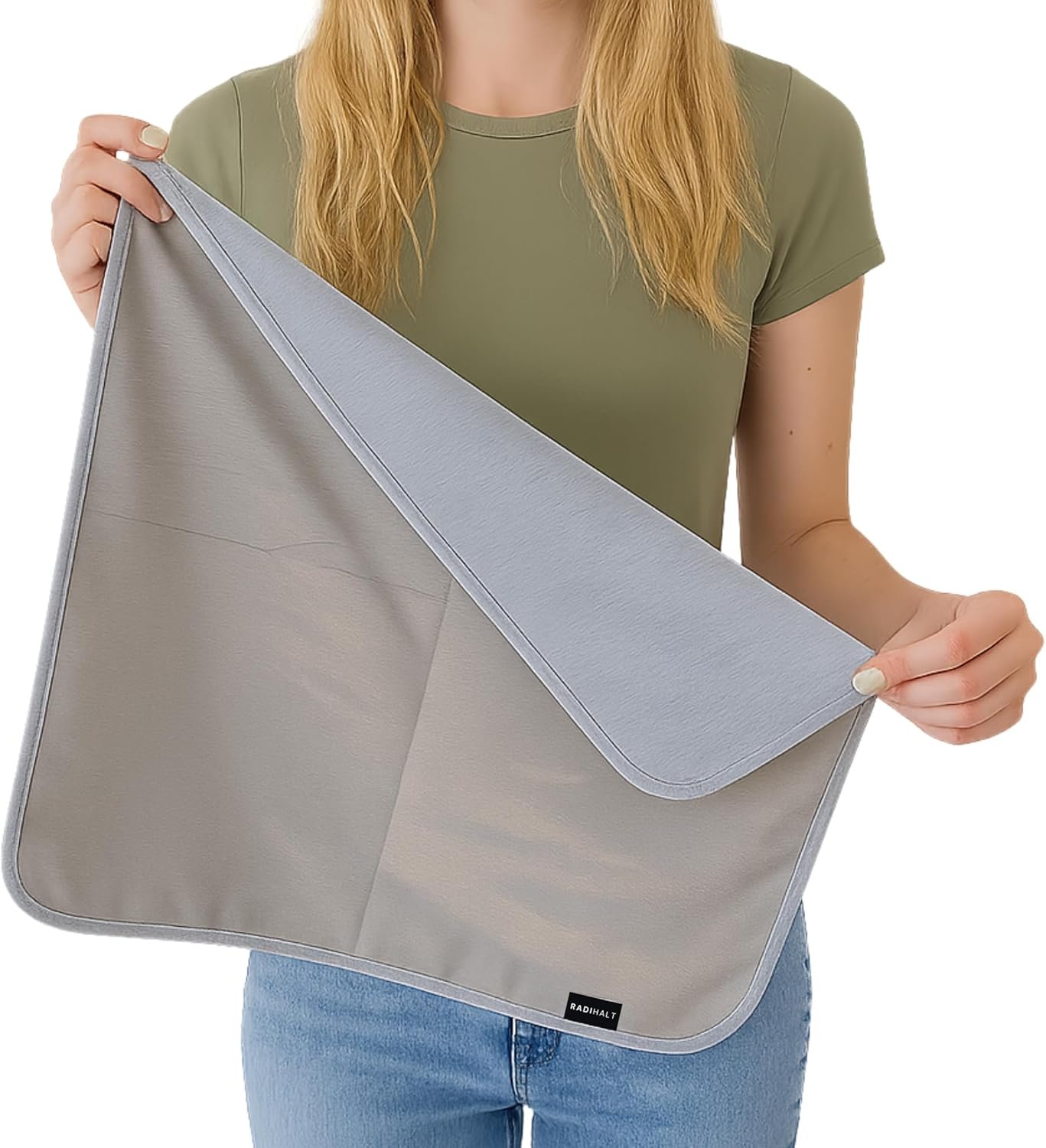 EMF Protection for Cell Phone – EMF Blanket Blocker with Faraday Fabric for Radiation Protection While Using Your Laptop and Phone
