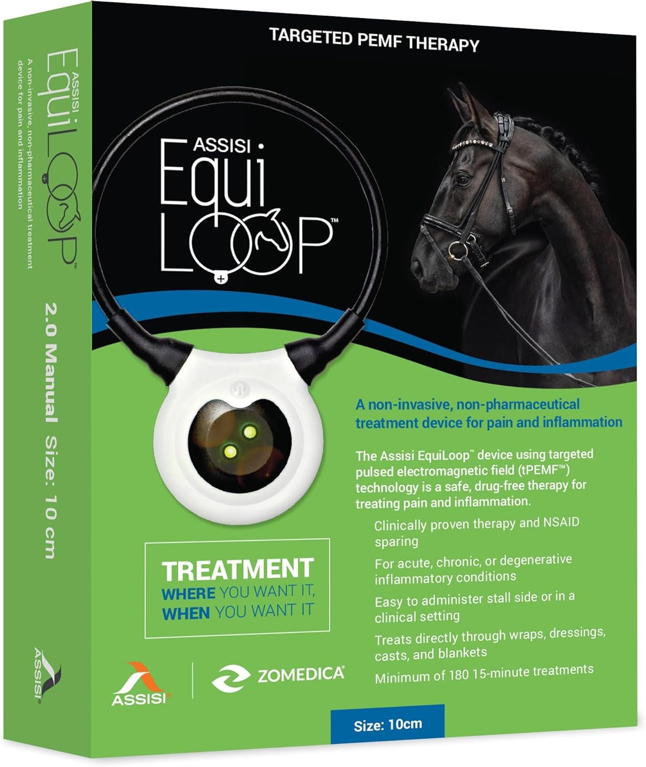 Assisi EquiLOOP 2.0 tPEMF Device for Horses (10 cm)