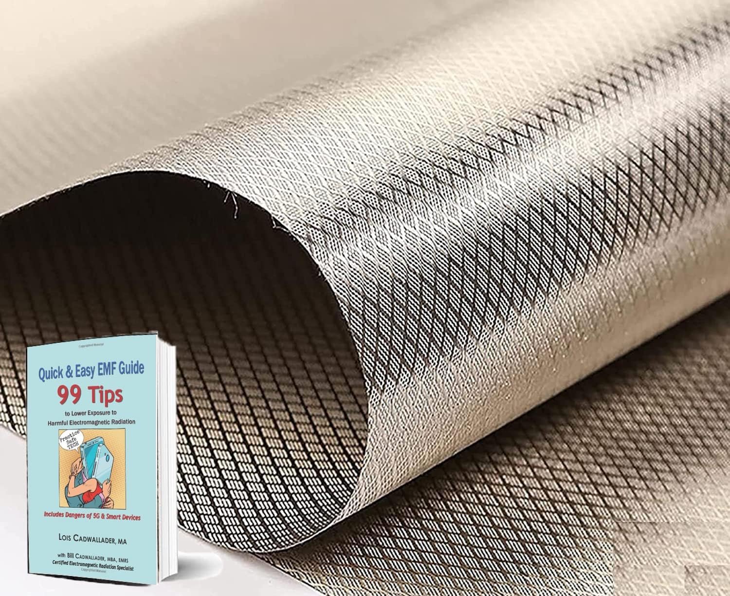 Faraday Fabric Kit (42” W x 9ft) Personal Privacy Protection Fabric, Nuclear Radiation Reduce Faraday Cage Protection DIY Enclosure Wireless Shield Material