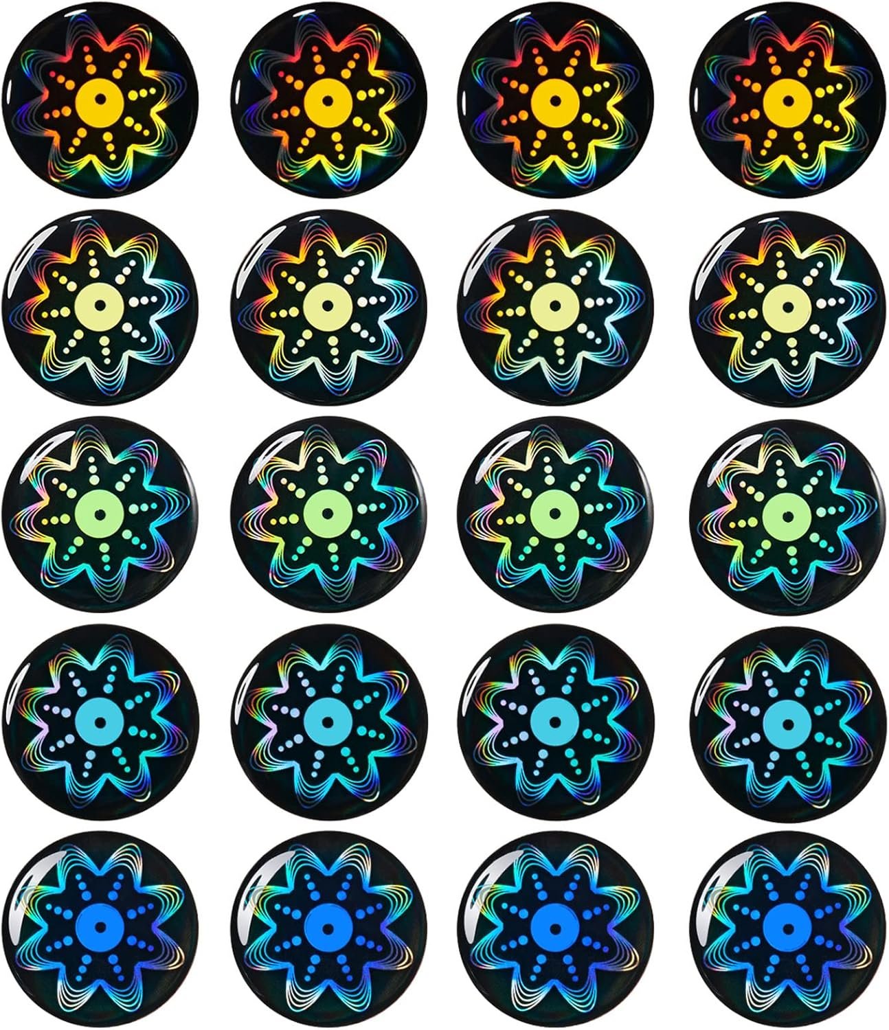 Zonon 18 Pieces Emf Stickers Emf Blocker for Cell Phone Radiation Equipment Neutralizers Devices Accessories for Laptops Computers (Delicate Style)