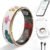 Smart Ring for Women Fitness Tracker with Heart Rate Blood Oxygen Menstrual Cycle Sleep Monitoring Step Counting IP68 Waterproof for iOS and Android No Subscription Fee (8#)