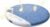 Ultra-Thin Bluetooth Pillow Speaker,Mini Portable Under Pillow Speaker with White Noise Timer Wireless Sleep Aid,Bone Conduction Sound Design for Side Sleepers,Private Stereo Sound for Adult&Kid,Blue