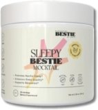 Biohacking Bestie Sleepy Bestie Mocktail for Women & Men – Magnesium Citrate & Glycinate Powder for Sleep, Calm Support Supplement with L-Theanine & Tart Cherry Extract, Gluten Free – 2.96 oz