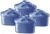 Alkaline Water Pitcher Cartridge Replacement | 150 liters/40 Gallon Capacity | Pure Clean Hydration | 4-Pack
