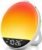 DreamSky Sunrise Alarm Clock Radio for Bedroom – Extra Loud Alarm Clock for Kids Heavy Sleepers Adults, Digital FM Radio with Bluetooth Speaker, Volume Control, Dimmable RGB Night Light, Timer