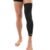 Copper Compression Leg Compression Sleeve – Copper Infused Knee Stabilizer Brace for Running, Meniscus Tear, ACL, MCL, Arthritis, Joint Pain Relief – Thigh & Calf Support for Men & Women – Black – M