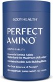 BodyHealth PerfectAmino (150 ct) Easy to Swallow Tablets, Essential Amino Acids Supplement with BCAAs, Vegan Protein for Pre/Post Workout & Muscle Recovery with Lysine, Tryptophan, Leucine, Methionine