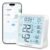 WiFi Indoor Hygrometer Thermometer, Smart Digital Bluetooth Humidity Temperature Gauge with Large LCD Display, Notification Alert with Max Min Records, 1-Years Data Storage Export for Room