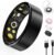 Smart Ring for Women Men, Health Tracker with Heart Rate/Blood Oxygen/Blood Pressure/Sleep Monitoring/Step Counting, IP68 Waterproof Fitness Ring, No App Fees for iPhone & Android (Black, 10#)