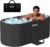 59”Portable insulated bathtub, Ice Bath Tub for Athletes, Inflation-free bathtub for shower, Ice Plunge Tub with Cover, Baths at Home & Outdoor