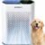 HEPA Air Purifier for Home, Large Room Air Cleaner, PM2.5 Display, 360° Airflow, Quiet Sleep Mode, White