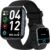 Smart Watches for Men Android & iPhone, 1.8″ HD Alexa Built-in Smartwatches Fitness Tracker Watch with Bluetooth Calls, IP68 Waterproof, Heart Rate/Sleep/SpO2 Monitor, 110 Sport Modes – Black