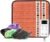 HealthyLine TAO Far Infrared Heating Pad – Small Natural Crystal Gemstones Mat for Back Pain – Electric Auto Shut Off – Rejuvenating Negative Ions Therapy – 18″ x 18″