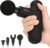 NEPQ Mini Massage Gun, Powerful Fascial Gun Portable Deep Tissue Percussion Muscle Back Head Massager for Pain Relief with 4 Massage Heads High-Intensity Vibration Rechargeable Small Massage Gun