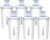 AQUA CREST 06-AL Alkaline Water Filter, Replacement for Brita® Filter, Brita® Pitchers and Dispensers, Everyday, UltraMax, Metro+, XL and More, NSF Certified, Increases Water PH, 1 Year Supply, 6 Pack
