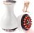Leg Massager for Circulation and Pain Relief, Lymphatic Drainage & Varicose Veins Support – Calf, Foot & Knee Massager with SoothingPulse, Heat, Light & Vibration – White
