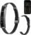 Health Smart Bracelet,Fitness Tracker with Heart Rate, Sleep Monitoring, Blood Oxygen, Step Counting for iOS and Android, No Subscription Fee, Waterproof(Black)