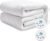 Electric Mattress Pad Queen Size Quilted Wave 10 Heat Settings & Dual Control with 12 Hour Auto Off,Deep Pocket Fits up to 15″, Microfiber Bed Warmer, ETL Certified Machine Washable,60″x80″