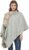 Radia Smart EMF Poncho Blanket, 5G, Wearable Faraday Blanket, RF Shielding, WiFi Blocker, EMF Clothing 28″ x 72″, Black/Grey