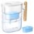 Waterdrop PT-04C-A Alkaline Water Filter Pitcher, 10-Cup Capacity, Healthy, Clean & Toxin-Free Mineralized Alkaline Water, Up to pH 9.5, BPA-Free, 100 Gallons, Sturdy Wooden Handle, Clear
