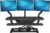 VERSADESK PowerPro 40” x 24” Standing Desk Converter | 40 inch Electric Height Adjustable Sit to Stand Desk Riser w/ Keyboard Tray & USB Hub – Ergonomic Workstation for Home & Office, Black
