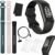 Fitbit Charge 6 Fitness Tracker (Bundle) – Black/Obsidian – Heart Rate, GPS, Sleep & Stress Tracking + Fast Charger, & Cleaning Cloth (Black)