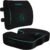 CloudBliss Lumbar Support Pillow & Seat Cushion Set for Office Chair, Desk Chair, Wheelchair & Car – Memory Foam Back Support, Ergonomic Chair Cushions, Sciatica Pain Relief, Home Essentials, Black