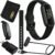 Fitbit Inspire 3 Health & Fitness Activity Tracker (Black) with Workout Intensity, Sleep Tracking, Heart Rate, S & L Bands, 3.3foot Charging Cable, Wall Adapter, Screen Protectors & PremGear Cloth
