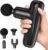 Mini Massage Gun, Powerful Handheld Muscle Massager for Muscle Relaxation, Deep Tissue Percussion Small Massage Gun Travel Massager with 4 Massage Heads Silent Brushless Motor, Black