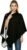 Amradield EMF Blocking Poncho Blanket Wearable Faraday Blanket Custom Silver Yarn Inner Layer RF Shielding WiFi Blocker EMF Clothing Radiation Protection for Daily and Maternity Use Large Size 72″x28″