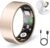 Smart Ring for Women Men Fitness Ring with Sleep Tracker, Blood Oxygen, Heart Rate, Step Tracker, IP68 Waterproof Health Ring for iOS & Android,No Subscription Fee (Rose Gold, 7#)