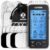 AUVON 4 Outputs TENS Unit EMS Muscle Stimulator Machine for Pain Relief Therapy with 24 Modes Electric Pulse Massager, 2″ and 2″x4″ Electrodes Pads, Black