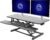 VIVO 42 inch Desk Converter, K Series, Height Adjustable Sit to Stand Riser, Dual Monitor and Laptop Workstation with Wide Keyboard Tray, Black, DESK-V042KB