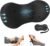 SweetSlubr Lumbar Support Pillow for Office Chair – Memory Foam Lumbar Pillow with Detachable Strap & Breathable Cover, Ergonomic Back Support for Office Chair, Car Seat Cushion, Bed Rest (Black)