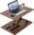 Standing Desk Converter Adjustable Height, 25.16″ × 15.75″ Height Adjustable Desktop Riser, No Assembly Required, Desktop Workstation for Laptop, Monitor and Office Use (Natural Wood) (Natural)