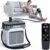 Ice Machine for Knee After Surgery, Programmable Cold Therapy Machine w/Temp Disp, 12H Knee Ice Machine Pain Relief, 12QT/Ultra-Quiet,Cryotherapy for Knee Replacement Shoulder Hip