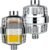 Cobbe HD HEAVY DUTY High Output Shower Filter 2 Pack – 99% REMOVAL Shower Head Filter for Hard Water, Heavy Metals, Chlorine and Harmful Substance, Improve your skin and hair – Chrome